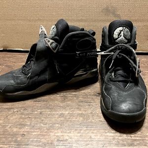 Air Jordan 8 Retro Chrome Black/WhiteOlt